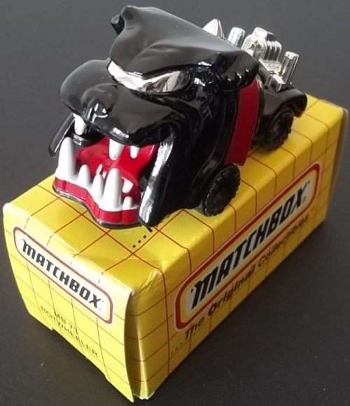 MATCHBOX MB-73 ROTWHEELER !! RARE BLACK VARIANT !! MINT + Original Box !!