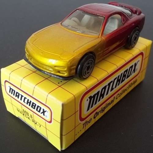 MATCHBOX MAZDA RX-7 MB-8 (2 TONE VARIANT) ! 1993 !! RARE ! + Original Box ! Matchbox!! EXCELLENT !