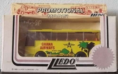 Lledo 'Promotional Models'  GHANA AIRWAYS Single Decker  BUS !! + Original Box !