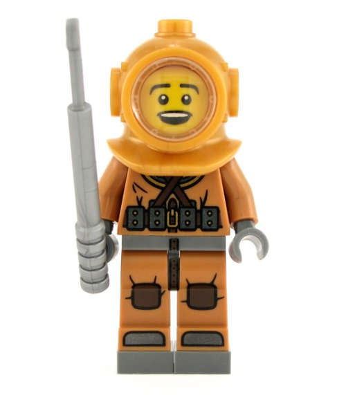 LEGO DEEP SEA DIVER (Number 6 of 16) SERIES 8 Minifigure !! Sealed In Unopened Packet !!