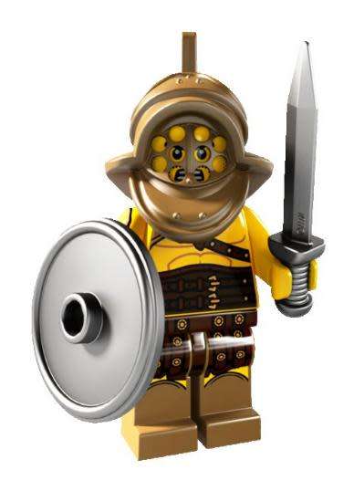 LEGO GLADIATOR (Number 2 of 16) SERIES 5 Minifigure !! RARE !! Sealed In Unopened Packet !!