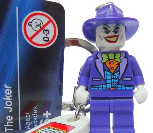 LEGO #851003 JOKER (Fedora Hat)  Minifigure Key Chain !! DC SUPER HEROES BATMAN !!