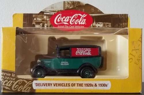 Lledo COCA-COLA 1932 MODEL 'A' PANEL VAN ! RARE COLLECTIBLE !! + Original Box ! EXCELLENT !! Coke