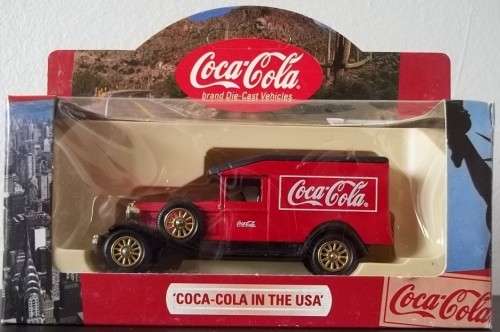 Lledo COCA-COLA PACKARD VAN ! USA SERIES ! RARE + Original Box ! EXCELLENT ! Coke