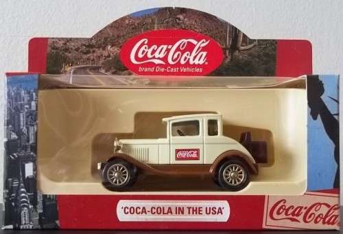 Lledo COCA-COLA 1930 FORD MODEL 'A' COUPE !! USA SERIES ! RARE + Original Box ! EXCELLENT ! Coke