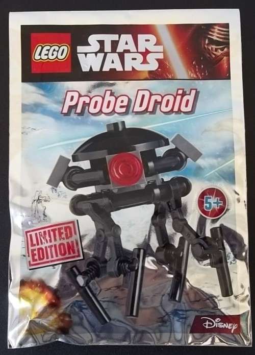 LEGO SPECIAL LIMITED EDITION PROBE DROID ! 911610 ! STAR WARS RARE PROMO POLYBAG