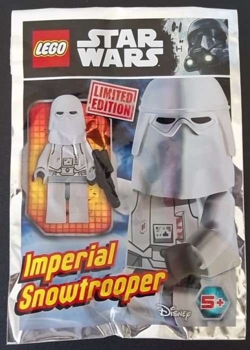 LEGO SPECIAL LIMITED EDITION IMPERIAL SNOWTROOPER MINIFIGURE ! 911726 STAR WARS RARE PROMO POLYBAG