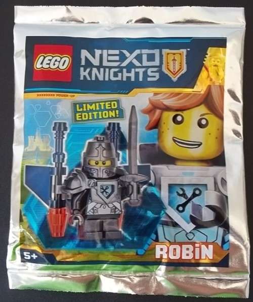 LEGO NEXO KNIGHTS SPECIAL LIMITED EDITION ROBIN MINIFIGURE ! 271714 ! RARE UNOPENED PROMO POLYBAG