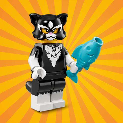 LEGO CAT COSTUME GIRL (Number 12 of 17) SERIES 18 Minifigure !! Sealed In Unopened Packet !!