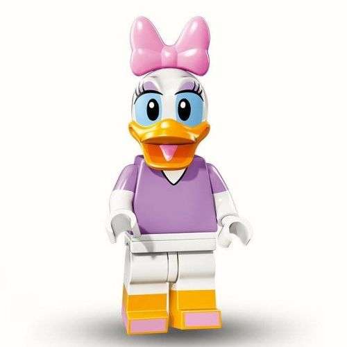 LEGO DAISY DUCK (Number 9 of 18) DISNEY SERIES Minifigure !! RARE ! Sealed In Unopened Packet !