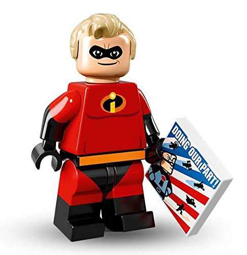 LEGO MR. INCREDIBLE (Number 13 of 18) DISNEY SERIES Minifigure !! RARE ! Sealed In Unopened Packet !