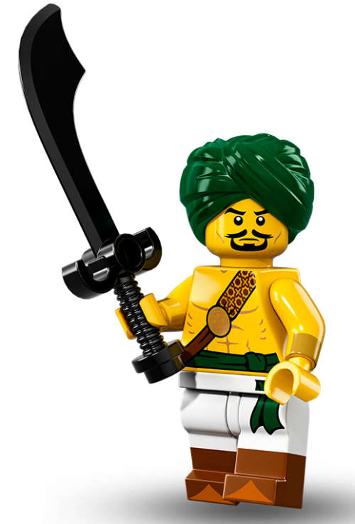 LEGO DESERT WARRIOR (Number 2 of 16) SERIES 16 Minifigure !! Sealed In Unopened Packet !!