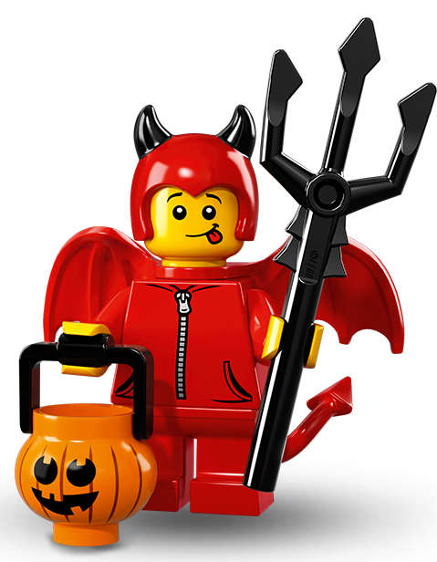 LEGO CUTE LITTLE DEVIL BOY (Number 4 of 16) SERIES 16 Minifigure !! Sealed In Unopened Packet !!
