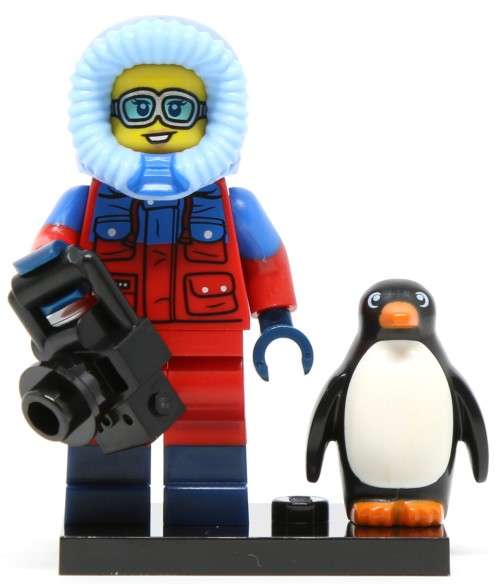 LEGO WILDLIFE PHOTOGRAPHER (Number 7 of 16) SERIES 16 Minifigure !! Sealed In Unopened Packet !!