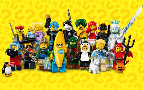 LEGO SERIES 16 COMPLETE SET OF 16 MINIFIGURES !! All Sealed In Unopened Packets !!