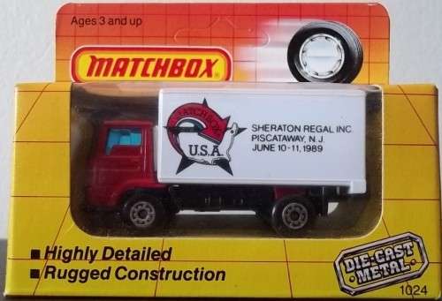 Volvo Container Truck USA Matchbox Convention 1989 Promo + Original UNOPENED Box ! RARE !!Matchbox!