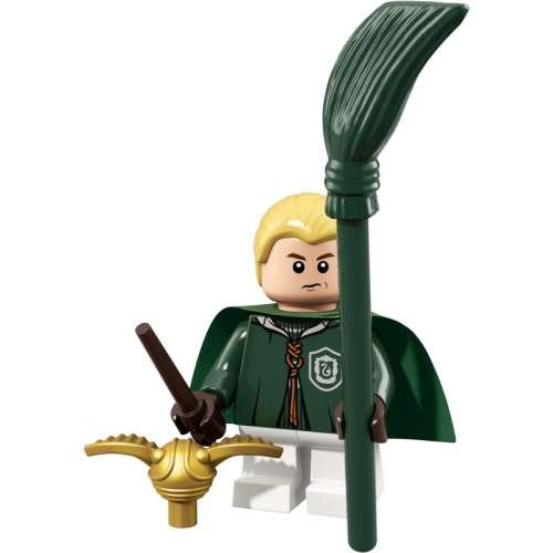 LEGO DRACO MALFOY (Number 4 of 22) HARRY POTTER + FANTASTIC BEASTS Minifigure ! RARE ! Sealed in Bag