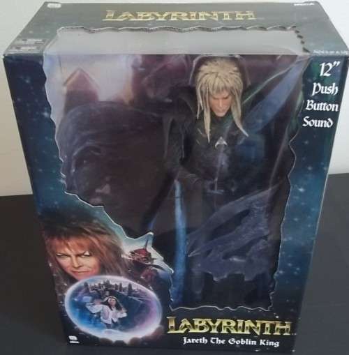 JARETH LABYRINTH TALKING 12 INCH -DAVID BOWIE ! RARE + VALUABLE ! UNOPENED ! 2007 NECA ! Mint in Box