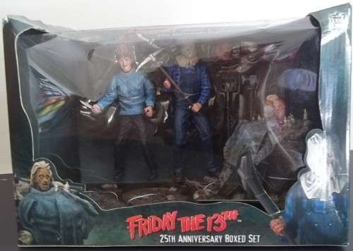 Friday the 13th Special 25th Anniversary Deluxe Box Set ! RARE ! Mint in Box !! Unopened ! Neca Toys