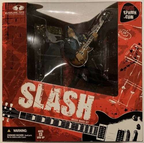 SLASH Deluxe Box Set ! Guns `n Roses !! 2005 ! RARE !! McFarlane ! Mint in Unopened Box ! High Value