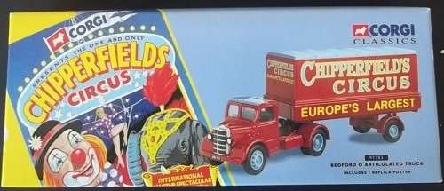 Chipperfields Circus BEDFORD O ARTICULATED TRUCK ! CORGI CLASSICS 97303 ! MINT + Box LIMITED EDITION