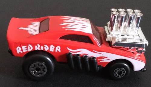 MATCHBOX DODGE CHARGER RED RIDER !! RARE !! Excellent Condition !!
