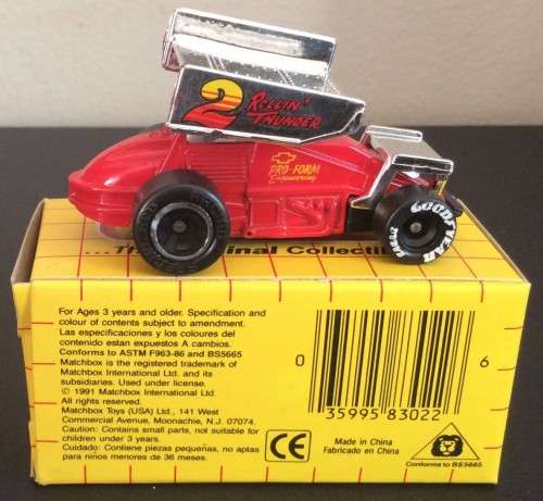 SPRINT RACER MB 34 ! 1990 !! RARE Red VARIANT ! +  Original Box ! Matchbox !! EXCELLENT !
