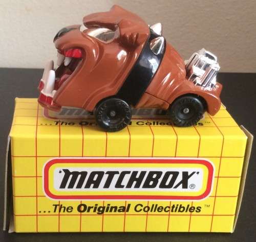 MATCHBOX MB-73 ROTWHEELER !! RARE BROWN VARIANT !! MINT + Original Box !!