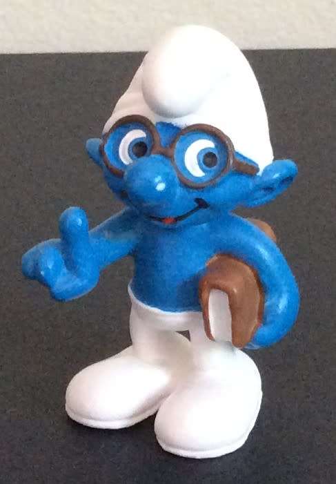THE 2011 SMURFS MOVIE BRAINY SMURF ! Smurfs!