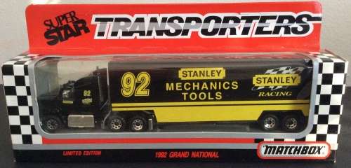 MATCHBOX TRANSPORTERS STANLEY TOOLS FORD AEROMAX CY-109 !! 1992 ! RARE + Original Box !