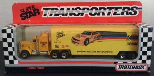 MATCHBOX TRANSPORTERS KODAK FILM RACING PETERBILT KENWORTH CY-104 !! 1990 ! RARE + Original Box !