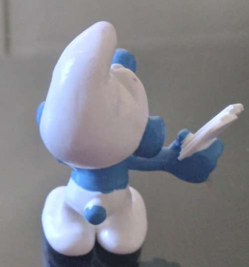 Original Vintage POKER SMURF ! Peyo WEST GERMANY! EXCELLENT CONDITION ! 1978 !! Smurfs! RARE VARIANT