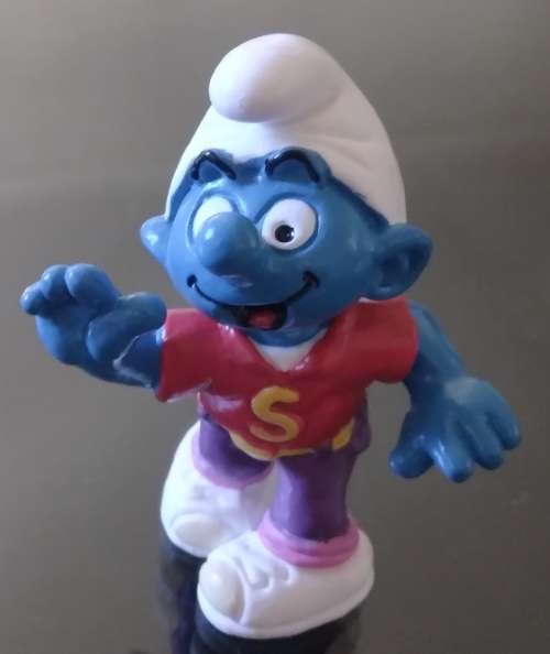 Original DISCO SMURF !! RARE 90`s Smurf ! HIGH VALUE !!  Peyo  !! Smurfs !!