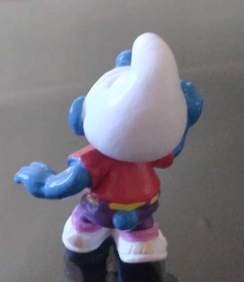 Original DISCO SMURF !! RARE 90`s Smurf ! HIGH VALUE !!  Peyo  !! Smurfs !!
