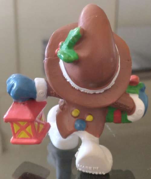 Original Vintage CHRISTMAS LANTERN SMURF !! 1984 PORTUGAL !! RARE VALUABLE CLASSIC !!