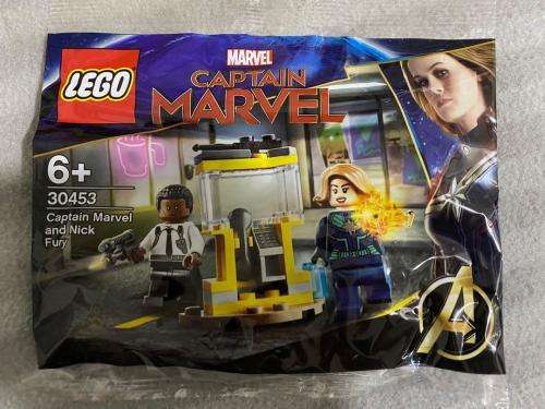 LEGO #30453 Captain Marvel + Nick Fury ! Super Heroes! RARE Polybag LIMITED EDITION PROMO ! AVENGERS