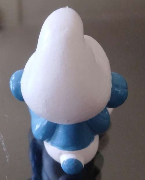 Original Vintage THINKING SMURF !! WEST GERMANY 1978 !! RARE Wide Head Variant !! Smurfs !!