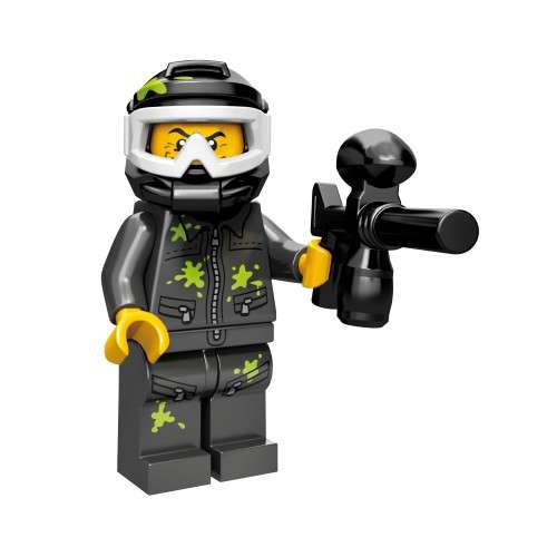 LEGO PAINTBALL PLAYER (Number 9 of 16) SERIES 10 Minifigure !! Sealed In Unopened Packet !!