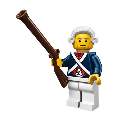 LEGO REVOLUTIONARY SOLDIER (Number 12 of 16) SERIES 10 Minifigure !! Sealed In Unopened Packet !!