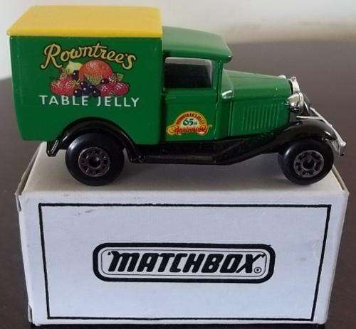 SPECIAL LIMITED PROMOTIONAL MODEL A FORD ROWNTREE'S JELLY !! MINT !! EXTREMELY RARE ! Matchbox !