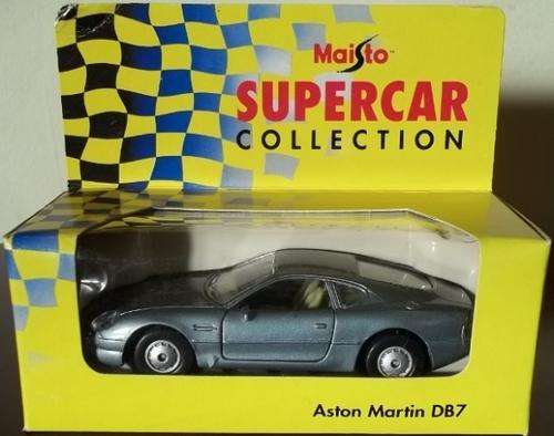 ASTON MARTIN DB7 !! 1:43 MAISTO SUPERCAR COLLECTION !! MINT + Original Unopened Box !! EXCELLENT !