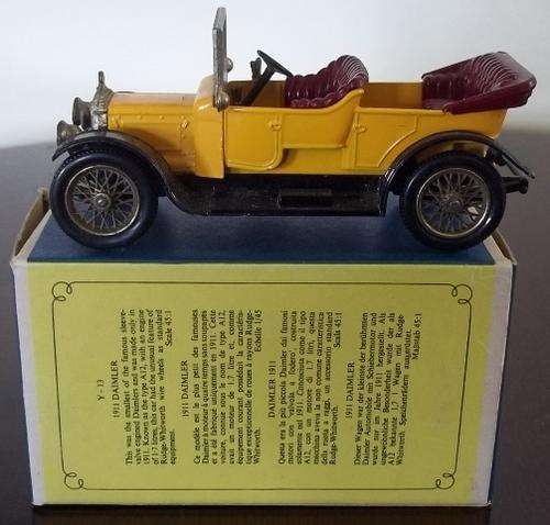1911 DAIMLER Y-13 + BOX !! 1960's Matchbox Lesney Models of Yesteryear