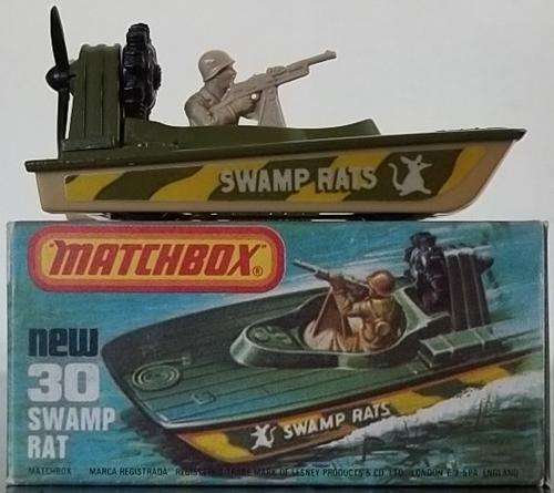 # 30 SWAMP RAT !! 1976 !! LESNEY MATCHBOX !! EXCELLENT + Original Box !