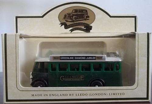 Lledo PROMOTIONAL GREENLINE DIAMOND JUBILEE 1932 AEC REGAL SINGLE DECK BUS ! RARE ! + Original Box !