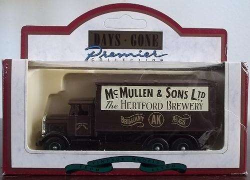 Lledo McMullen & Sons Hertford Brewery 1937 SCAMMEL 6-WHEELER!! RARE ! Excellent + Original Box !