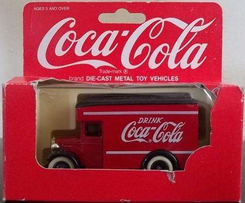 Lledo COCA-COLA COLLECTIBLES 1935 DENNIS DELIVERY VAN !! RARE ! + Original Box ! COKE