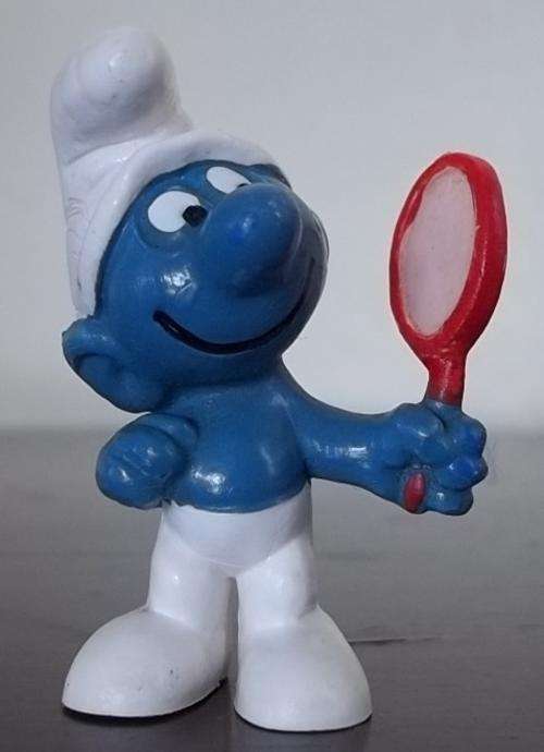 Original Vintage VANITY SMURF !! Rare !! W GERMANY !! FANTASTIC CONDITION !! Smurfs!