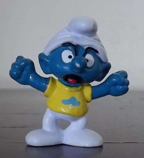 Original Vintage SNAPPY SMURFLING !!! GREAT CONDITION !! CHINA !! Smurfs!
