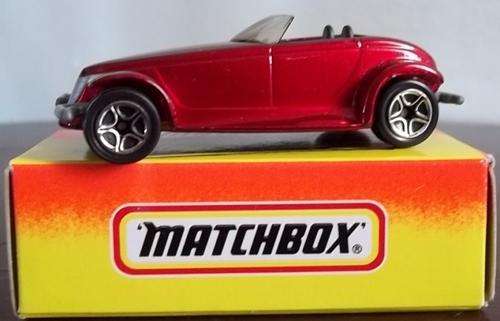 PLYMOUTH PROWLER # 34 !! RARE RED Variant !! With  Original Box ! Matchbox!! EXCELLENT !