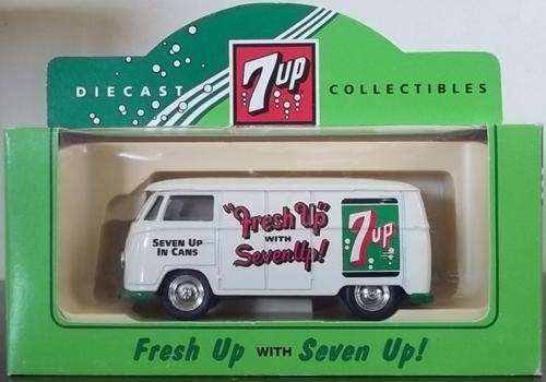 Lledo 7 UP COLLECTIBLES 1955 VW TRANSPORTER VAN !! RARE ! + Original Box ! 7UP